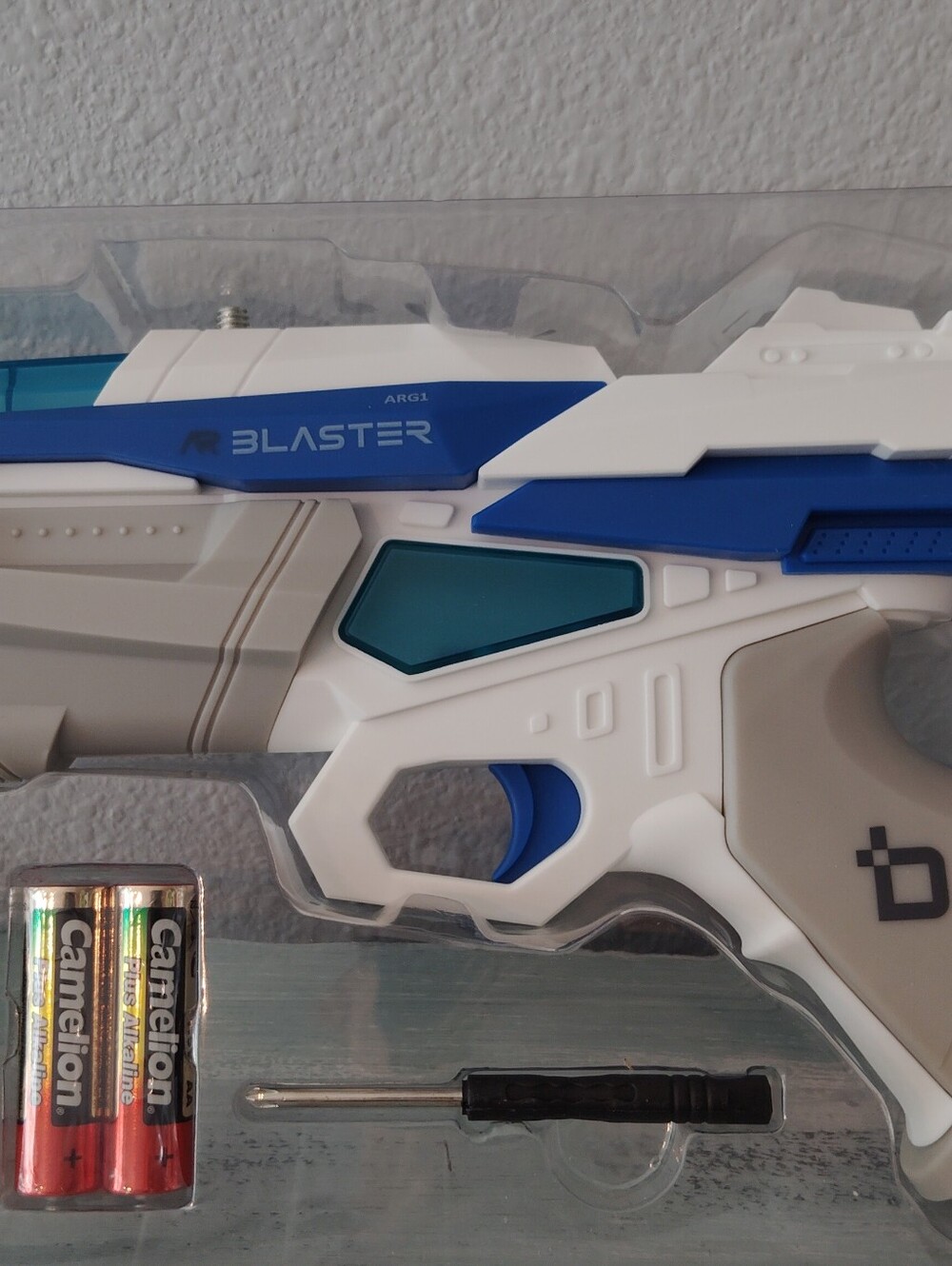 AR Blaster Gun Controller - White & Blue